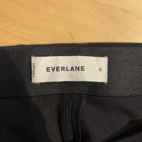 Everlane The Bi-Stretch Work Pant Women's Size 6 in Black New Without Tags! - Picture 4 of 7